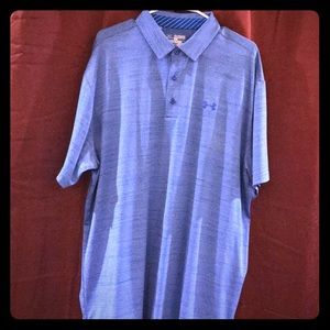 Great condition, royal blue, under Armour polo